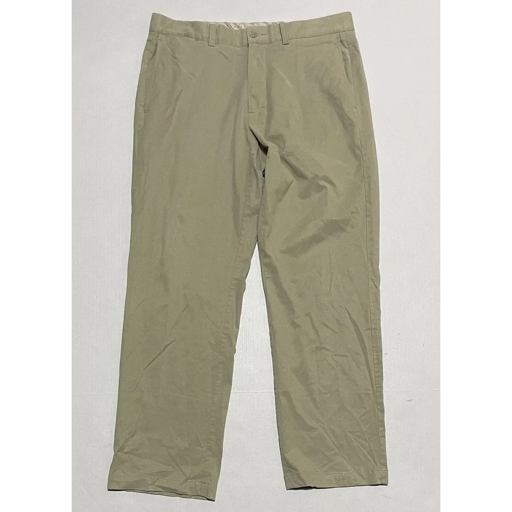 Tommy Bahama Pants Mens Size 33 X 29‎ Straight Olive Green Khaki Cotton Chino